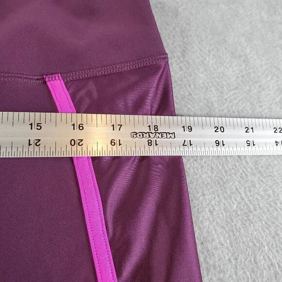 Under Armour Legging Womens 2XL Purple Active HeatGear Elastic Waist Skinny Leg - Picture 3 of 10